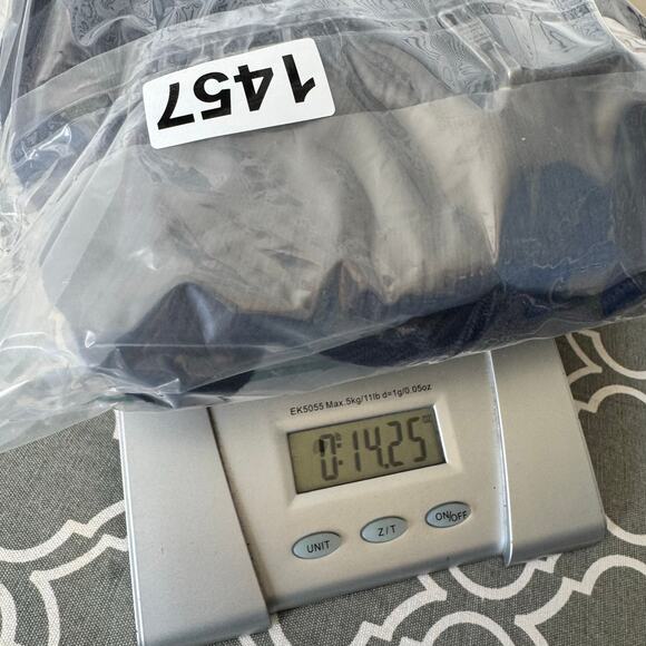 Tommy Hilfiger Quarter Zip Sweater Mens M Classic Preppy Academia Navy Nautical - Picture 11 of 11